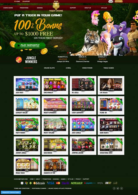 888 Tiger Casino Review .